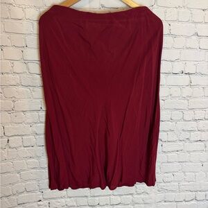 Elegant Red Women's Skirt